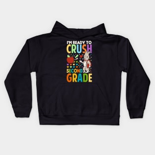 I'm Ready To Crush second Grade Back To School Kids Hoodie